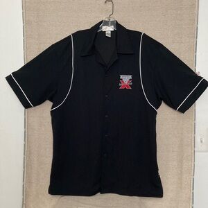Vintage Monster Jam IL Migliore Embroidered Button Shirt Men’s XXL Monster Truck